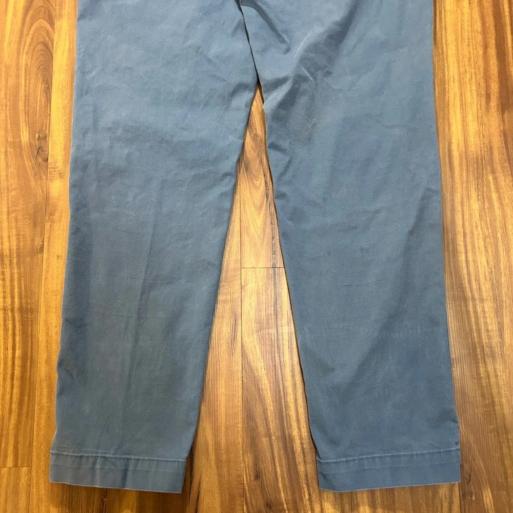 Banana Republic Mason Athletic Tapered Chino Pants Mens 34x32 Lush Blue 338337